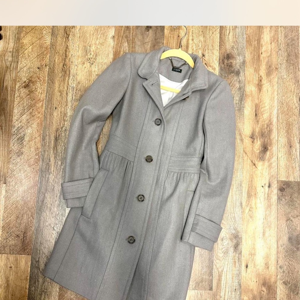 Women's J Crew Gray Coat